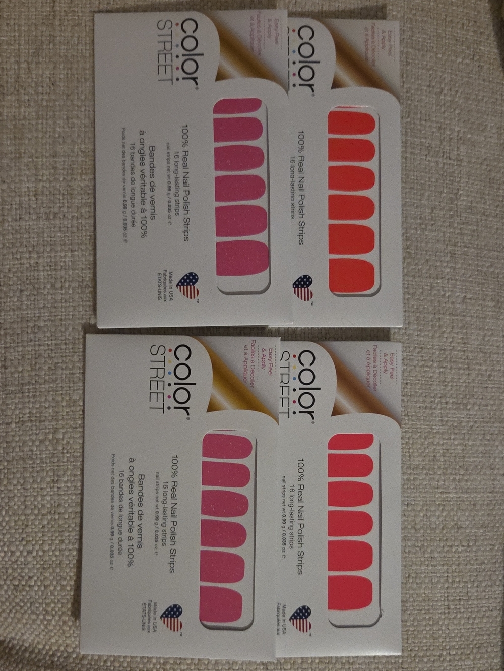 ColorStreet Pink Combo (Shockwave, Wanna Have Fun, Hibiscus)